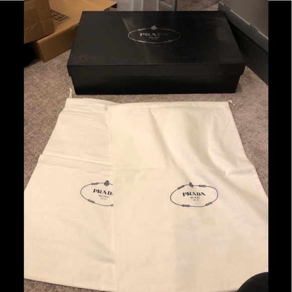 Large Prada Box w/ 2 Dust Bags - Picture 1 of 8